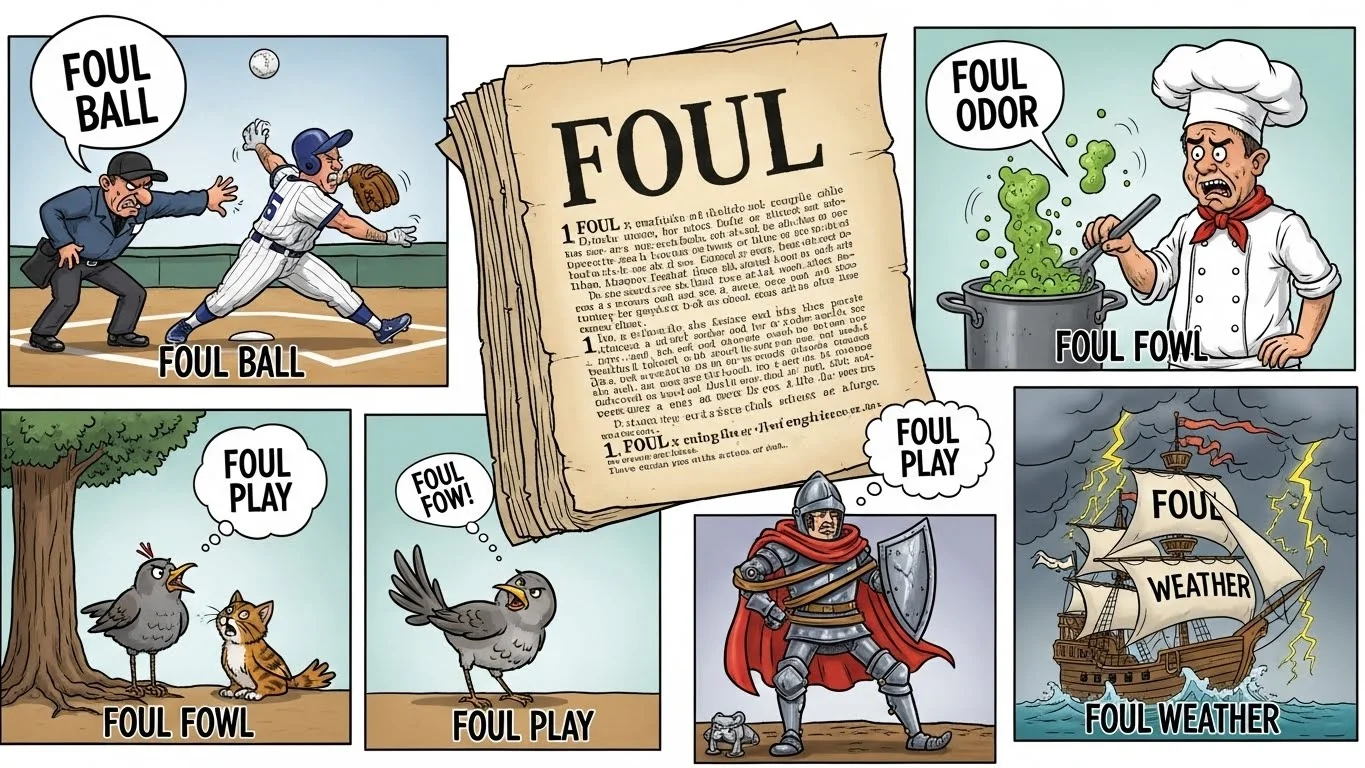 Foul Meaning Related to Smell and Cleanliness