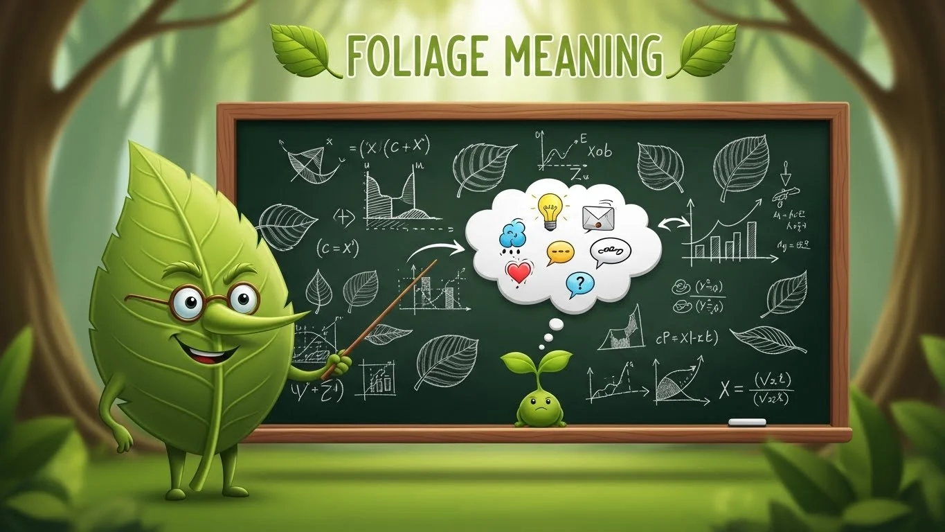How to Use Foliage in a Sentence
