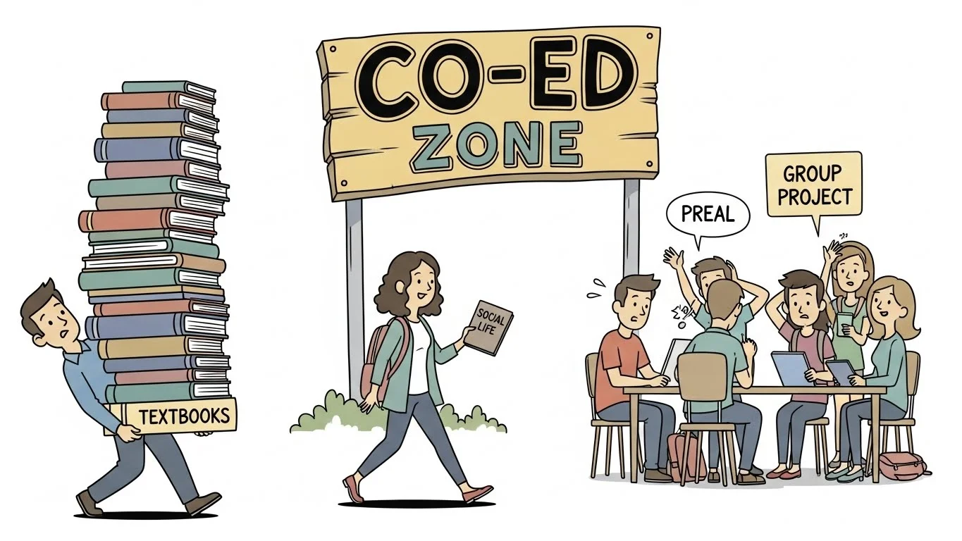 Is Coed the Same as Mixed-Gender