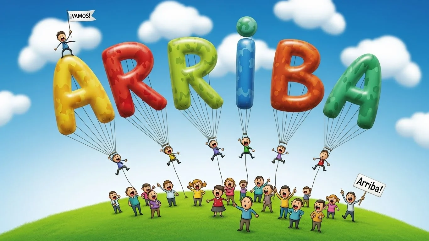 Literal Meaning of Arriba