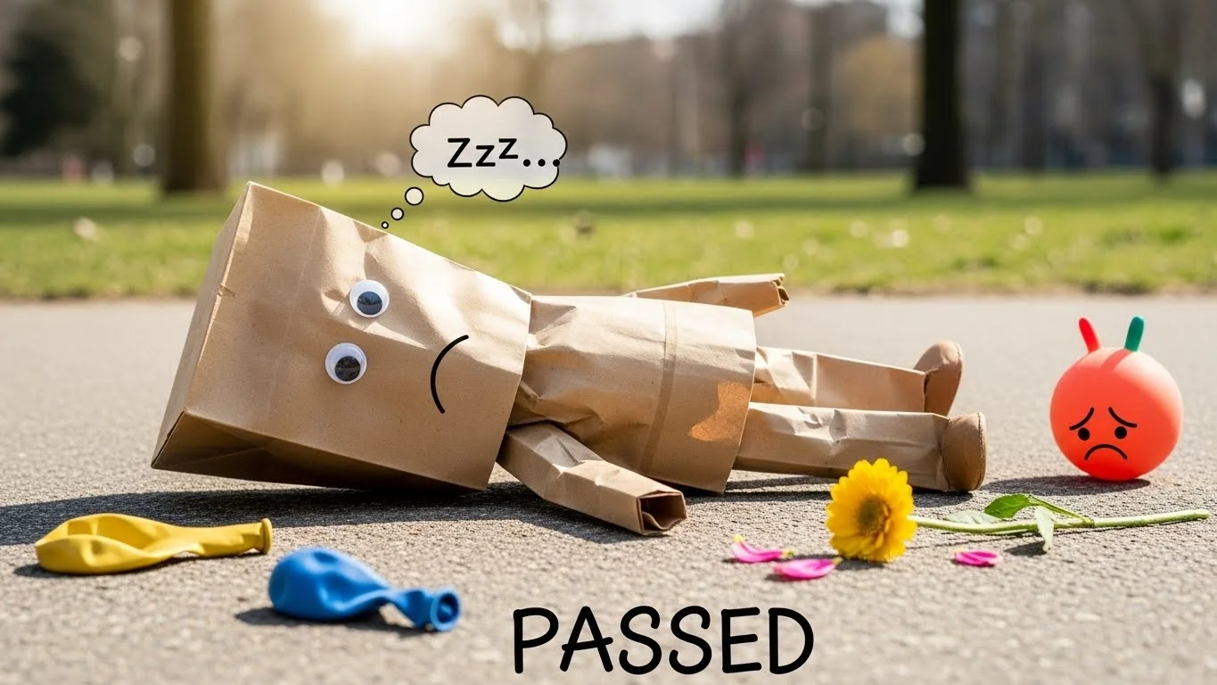 Passed out meaning in simple words