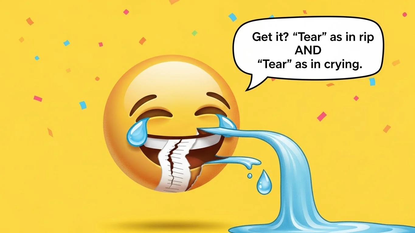 Tear meaning in positive situations