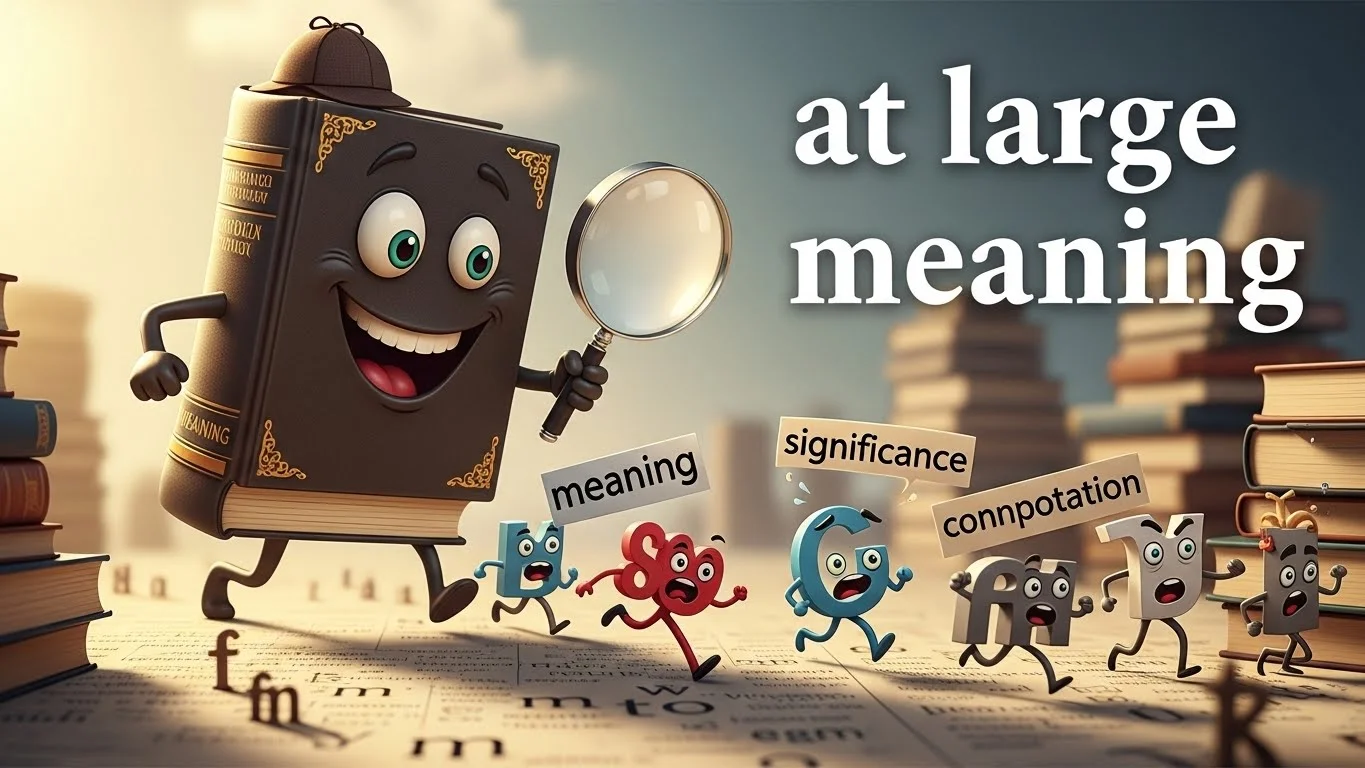 Tips for Using “At Large” Correctly