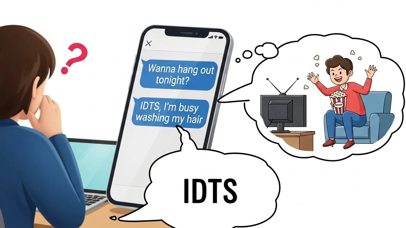 What Does IDTS Mean in Text