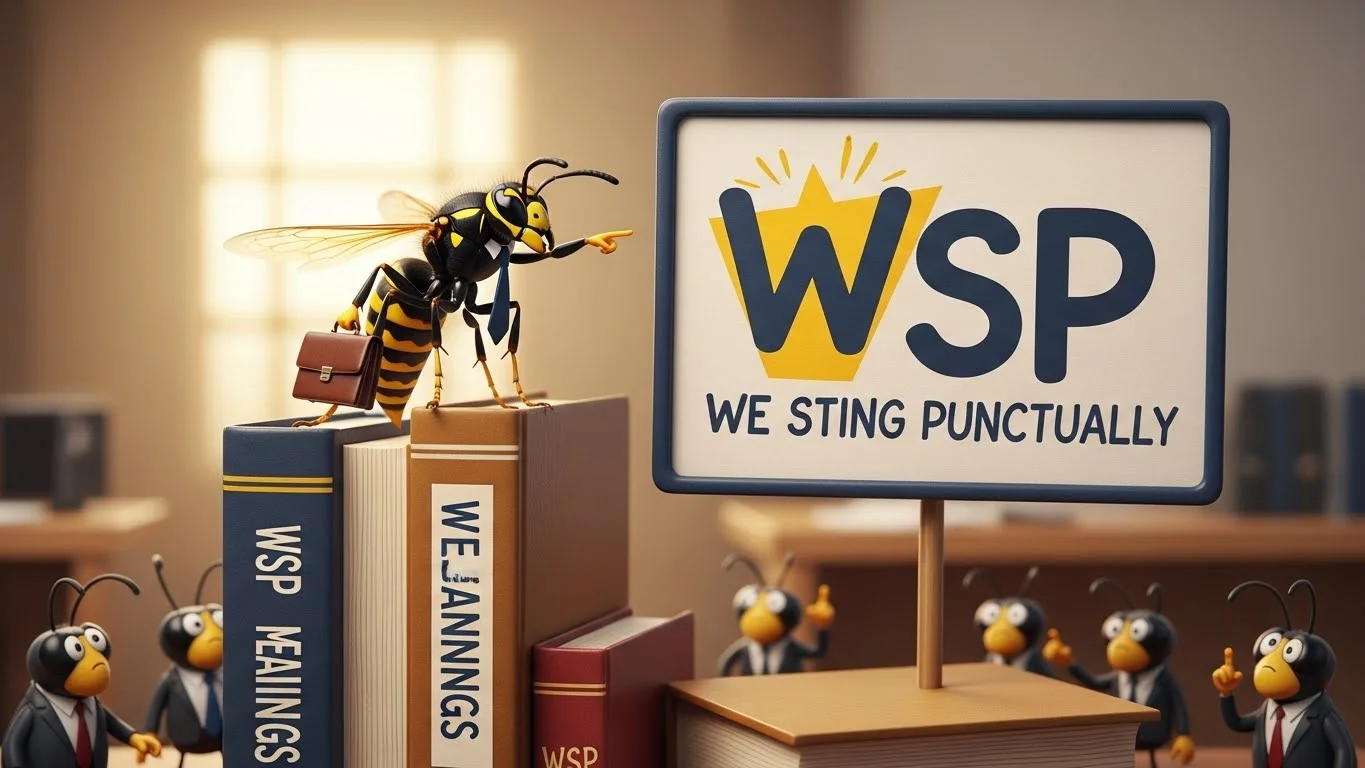 What Does WSP Mean in Text