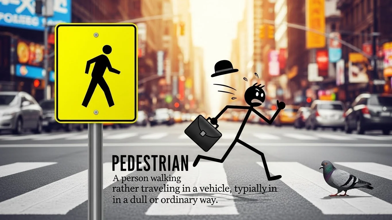 What Is the Basic Meaning of Pedestrian