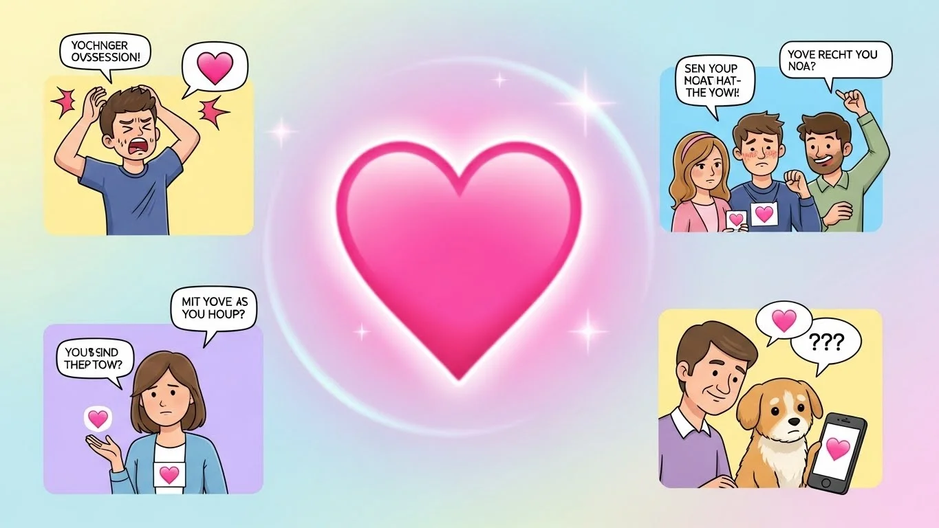 What is the Pink Heart Emoji