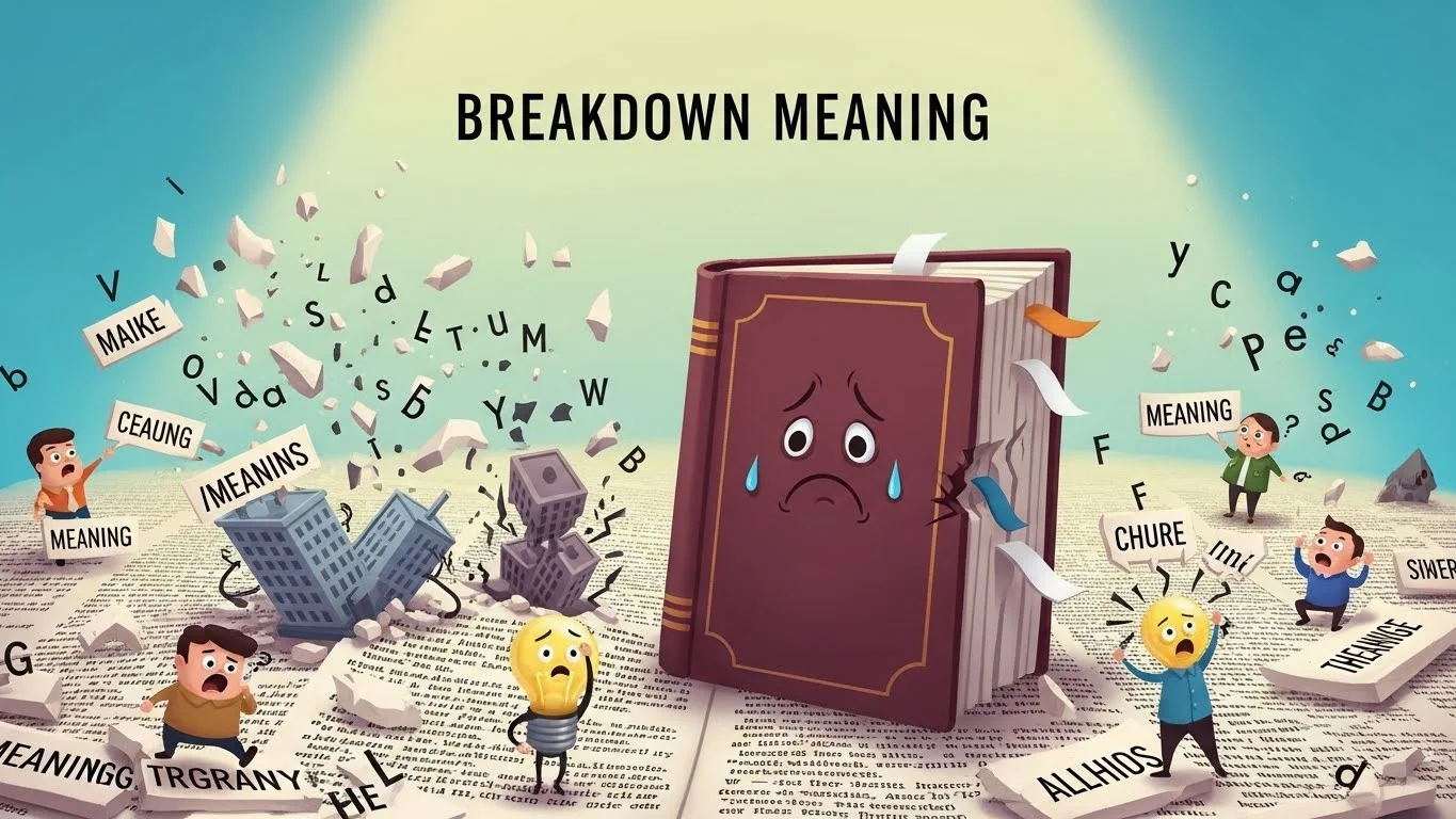 Why Breakdown Meaning Depends on Context