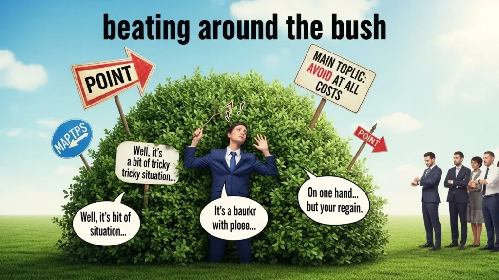 beating around the bush meaning