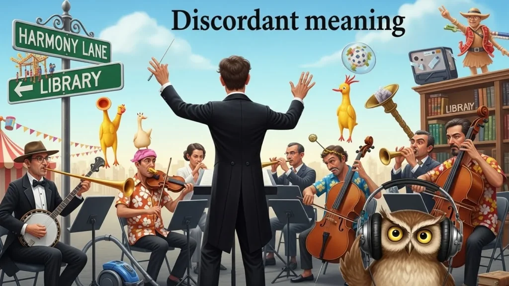 discordant meaning