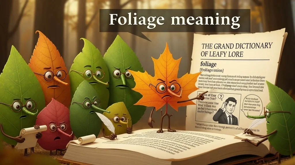 foliage meaning