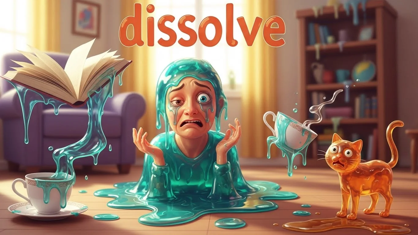 Dissolve Meaning for Students and Learners
