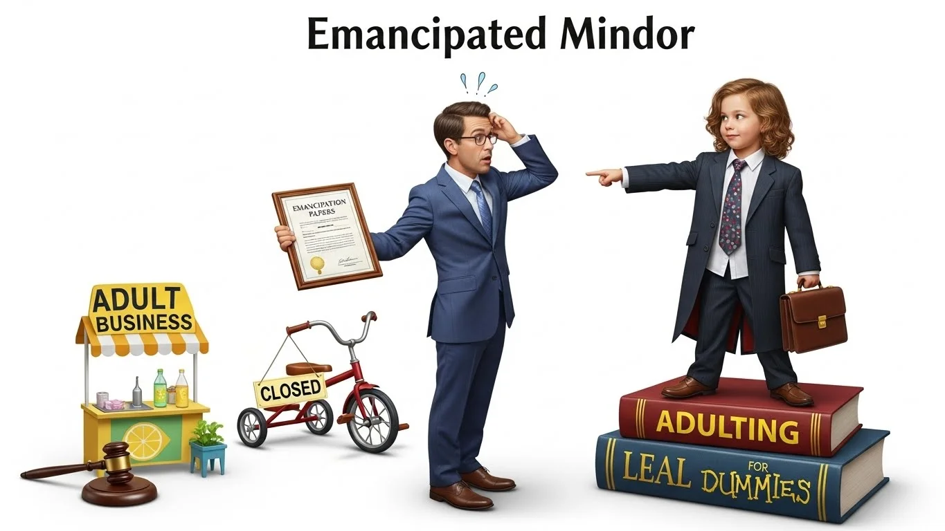 Emancipated Minor vs Runaway