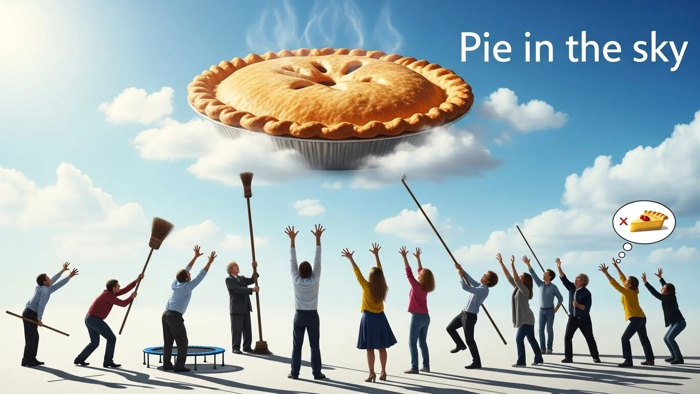 What Does Pie in the Sky Mean