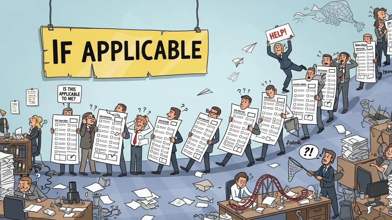 What “If Applicable” Means in Simple Terms