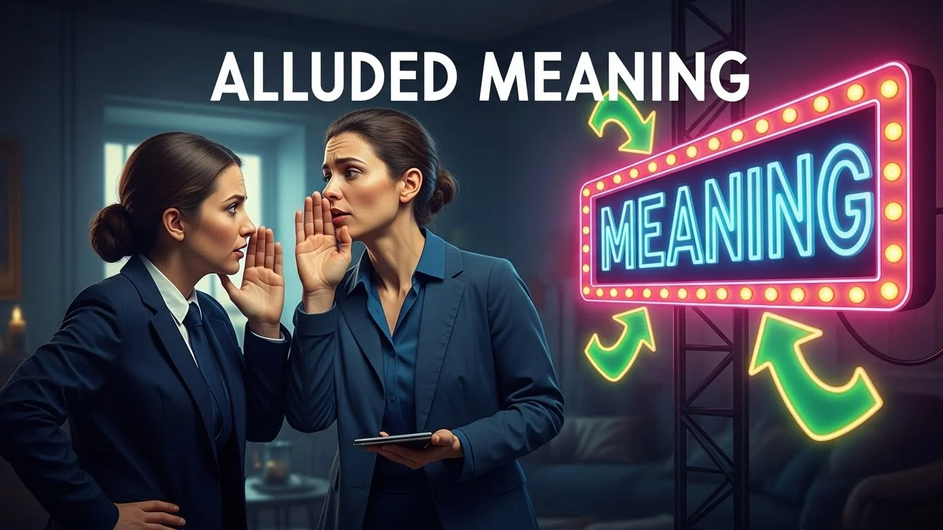 Alluded Meaning Explained Clearly: Definition, Examples, and Common ...