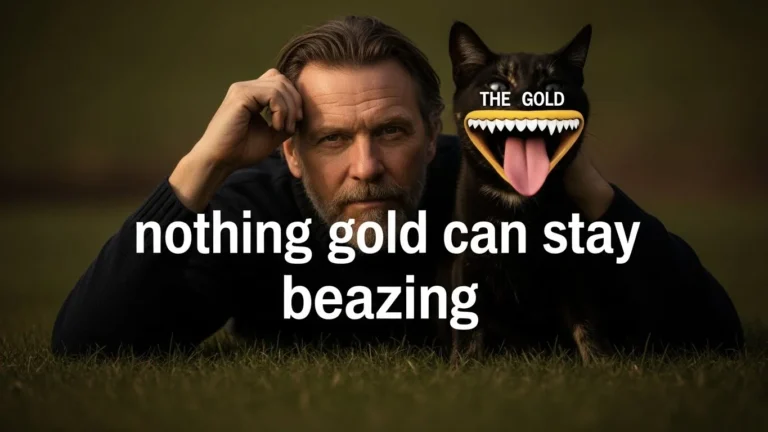nothing gold can stay meaning