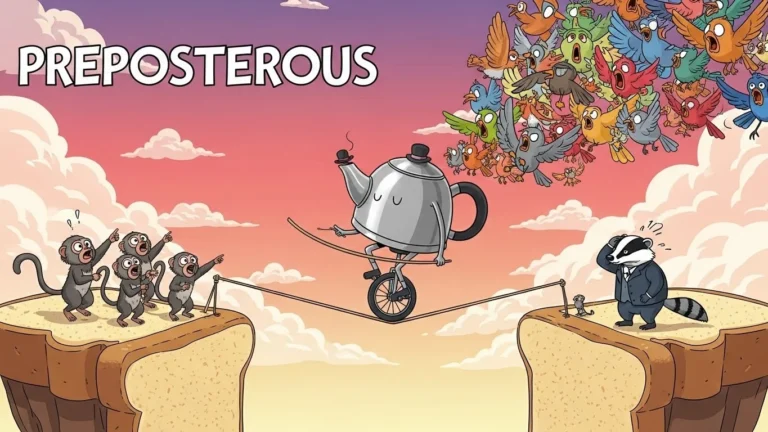 preposterous meaning